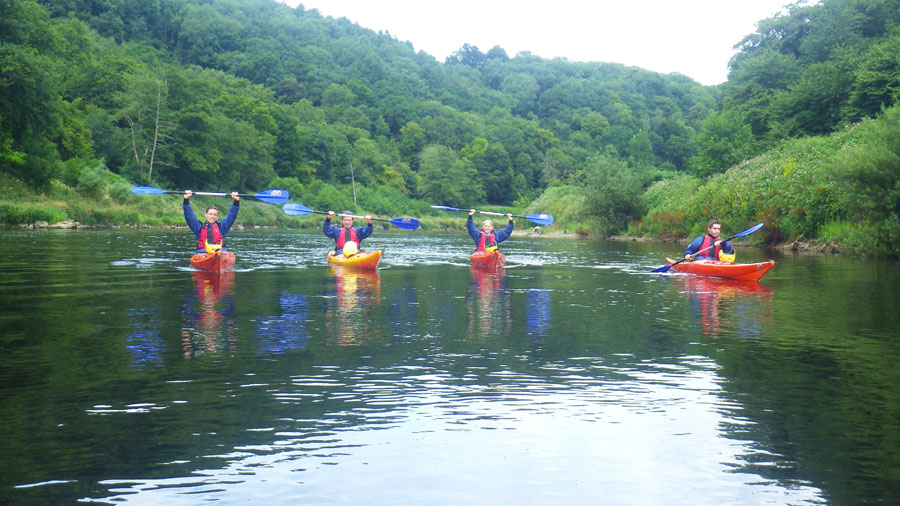 Kayak The River Wye Half Day Kayaking Trips Way2go Adventures